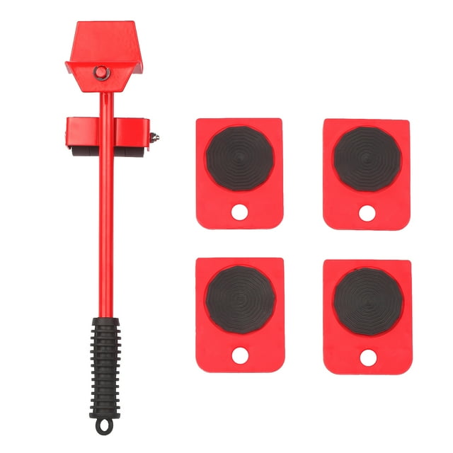 Heavy Furniture Moving Kit Easy Mover Appliance Roller Lifter Moving System with 4 Wheel Sliders