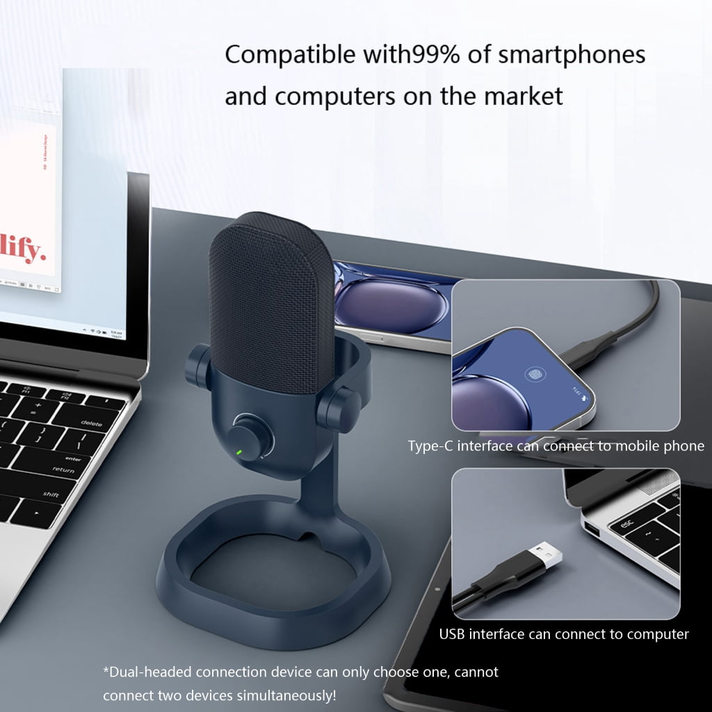 Portable Studio Grade Condenser Mic Featuring 20Hz 20kHz Frequency Response And Noise Cancellation