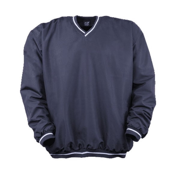 7100-01-4XL V-Neck Pullover, Black - 4X Large
