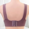thumbnail image 5 of Swstbby Womens Bras Plus Size, Bras for Women, Woman's Printing Thin Breathable Large Size Bra without Steel Rim Purple 38/85, 5 of 5