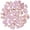 Pink, variant on Rhinestones For Diy Crafts - 50Pcs Mixed Shape Crystal Beads With Holes, Green Sew-On Gems For Clothing, Jewelry Making, Decorations