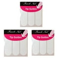 thumbnail image 1 of 3 Pieces PVC Nail Stickers Girls Nails Guide Stickers Assortment Tip Art Guiding Decal Fingernail Decoration Stencil Portable Single Use Accessories, 1 of 6