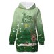 thumbnail image 4 of Vestidos de Navidad Para Mujer Casual Con Estampado de Bolsillo Vestido de Manga Larga Con Capucha Suelta Odeerbi  ODB197780, 4 of 5