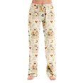 thumbnail image 2 of Trgacdwlo Funny Pumpkin Graphic Pj Pants Women Fall Halloween Pajama Pants Women Funny Ghost Graphic Elastic Waist Sleeping Pants Women, 2 of 7