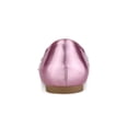 thumbnail image 2 of BLISSFUL STEP Chaussures Décontractées pour Femmes Bout Pointu Ballerines à Strass Transparents Rose 7, 2 of 7