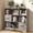Grey, variant on Toy Storage Organizer with 2 Storage Bins,Toy Storage Cabinet, Toy Chest Storage for Playroom, Black