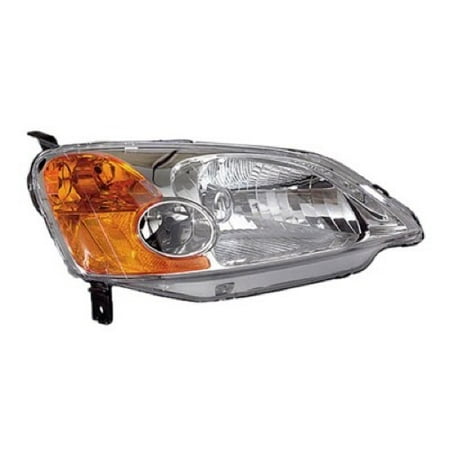 Civic Vertical Doors - Go-Parts » 2001 - 2003 Honda Civic Front Headlight Headlamp Assembly Front Housing / Lens / Cover - Right (Passenger) Side - (4 Door; Sedan + Hybrid Gas Hybrid) 33101-S5A-A01 HO2503116 Replacement)