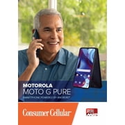 Motorola Moto G Pure 4G LTE 32 GB (Prepaid), Blue