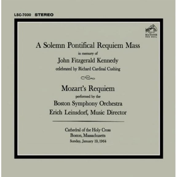 Leinsdorf, Erich : Mozart: Requiem (CD)