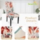 thumbnail image 3 of Fundas para Sillas de Comedor SearchI con Diseño Floral Juego de 4, 3 of 7