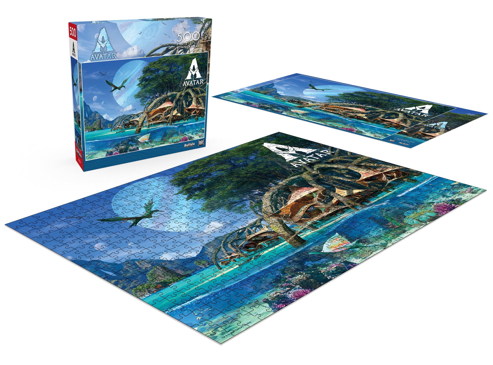 Buffalo Games Avatar Metkayina Village 500-Piece Interlocking Jigsaw Puzzle for Adults Ages 14+