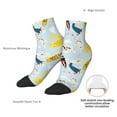 thumbnail image 4 of Bingfone Japanese Carps Design Patterned Men's Women's Casual Cotton Socks, 4 of 5