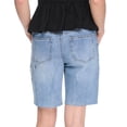 thumbnail image 2 of My Sister's Fashion Girls & Teens Lace Trimmed Relaxed Fit Jean Short - Size 7-18, 2 of 5