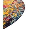 thumbnail image 6 of Unique Loom Estrella Collection Area Rug - Guell (8' Round Multi/Blue), 6 of 7