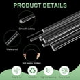 thumbnail image 2 of Uxcell 15-Pack Acrylic Round Rods, 11.81 x 0.12 Inch/ 300 x 3 mm Clear Acrylic Dowel Rods Sticks Plastic Sticks Strip for DIY Crafts Lighting Gardening Decorations, 2 of 7