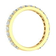 thumbnail image 2 of 0.97 Carat Round Diamond Eternity Ring in 14K Yellow Gold (Ring Size 5.5) (SI1-SI2 Clarity), 2 of 4