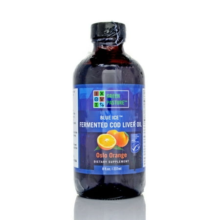 Blue Ice Fermented Cod Liver Oil, 8 fl oz/240mL, (Best Price Fermented Cod Liver Oil)