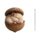 thumbnail image 3 of Lunxisen 1 Pcs Forest Christmas Ornaments, Christmas Tree Ornaments, Hazelnut with Cute Animals, Quality Resin Material, Beautifully Handcrafted with Intricate Details.(4in), 3 of 9