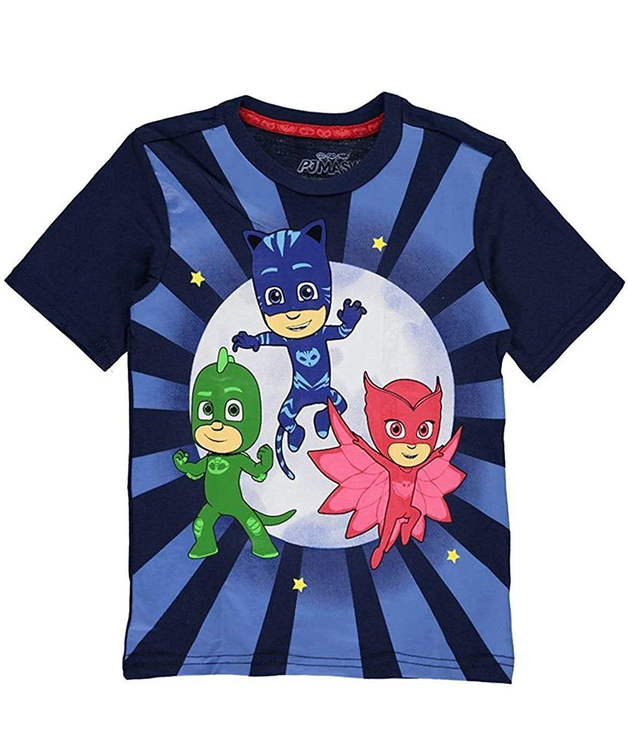 PJMASKS PJ Masks Short Sleeve TShirt Catboy, Owlette, Gekko Short