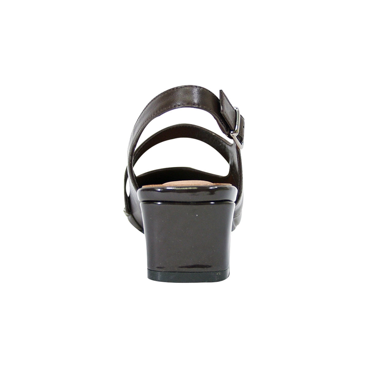 PEERAGE Trixie Women Extra Wide Width Mary Jane Slingback BROWN 6