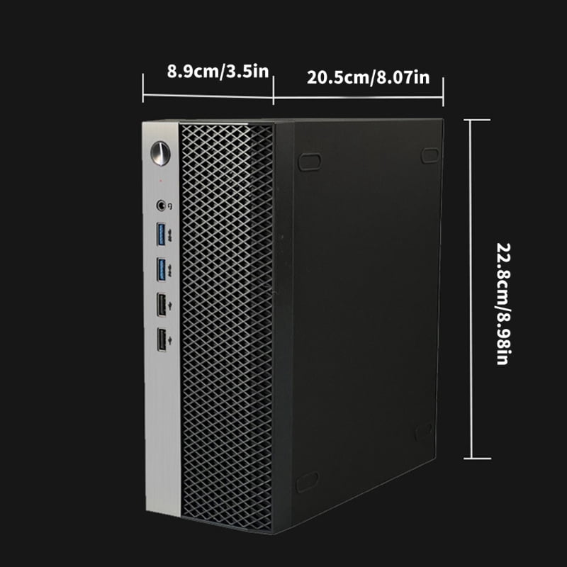 Zecic A09S All Metal Small Form Factor PC Case Lightweight Build For Minimalist