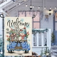 thumbnail image 3 of Winter Truck Garden Flags for Outside, Winter Welcome Garden Flags 12.5x18 Double Sided, Rustic Snowman Truck Lawn Flags, Burlap Truck Holiday Yard Flags for Farmhouse Outdoor Decoration, 3 of 6