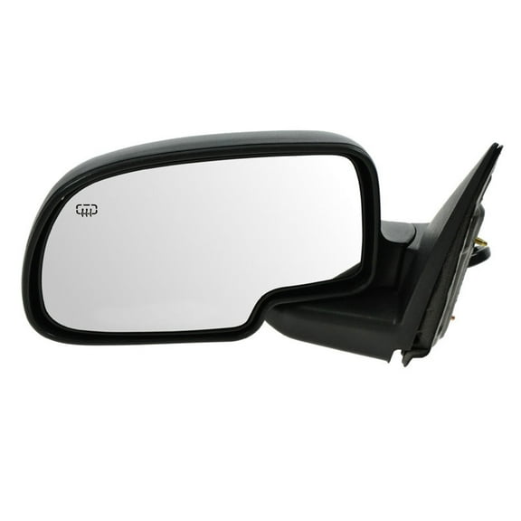 TRQ Side View Mirror Power Heated Gloss Black Driver Left LH for Chevy GMC MRA05444 Fits select: 2003-2007 CHEVROLET SILVERADO, 2003-2006 CHEVROLET TAHOE