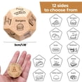 thumbnail image 5 of Dados de Madera para Elegir Comida | 12 Opciones de Comida | Regalos para Calcetines Navideños para Hombres, Mujeres y Adultos | Regalos de Aniversario, Navidad y Cumpleaños para Parejas, 5 of 5