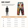 thumbnail image 4 of Lsque Yellow Daisy Cow Print Women's Pajama Pants, Lounge Pant - Comfortable Home Wear,Elastic Waistband, Stylish Design-Medium, 4 of 9