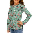 thumbnail image 3 of Garronmavis Horses Boys Long Sleeve T-Shirts Size 3-4 Comfortable Flowers Kids Crewneck T-Shirts Fall Tops Soft Kids Basic Soft Long Sleeve Tees Top for Outdoor Activities, 3 of 7