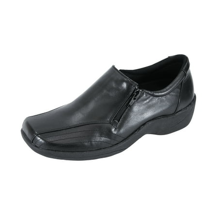 

24 HOUR COMFORT Vera Wide Width Professional Sleek Shoe BLACK 9.5