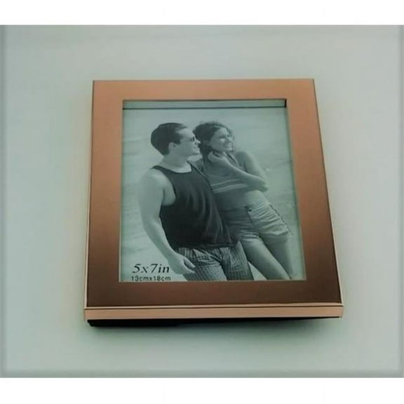 Jiallo 65325 5 x 7 in. Copper Tone Photo Frame