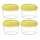 thumbnail image 1 of minitarros transparentes con tapas a prueba de fugas, recipientes redondos transparentes de 35 ml, recipientes de almacenamiento rellenables para organizar el hogar y la cocina, 1 of 2