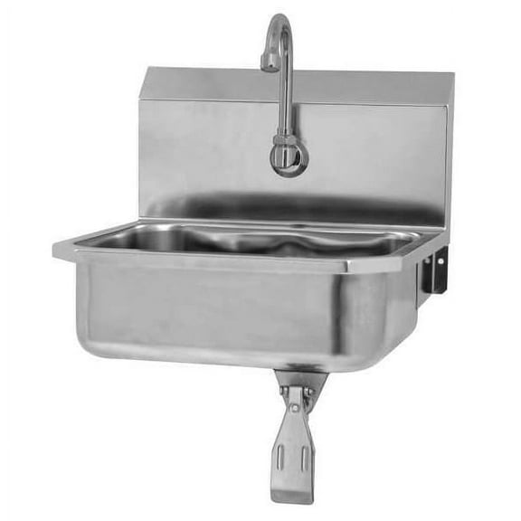 Sani-Lav Hand Sink,16"x15.5"x13",Silver 605L