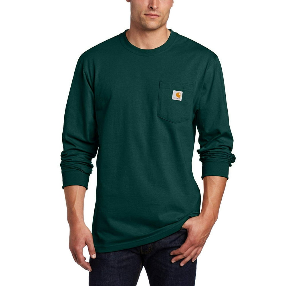 Carhartt - Carhartt Men's Workwear Pocket Long Sleeve T-Shirt - Walmart ...