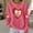 a6030_Hot Pink, variant on Vetsdori Womens Valentine Shirts Pullover Spring Tops Crew Neck Gifts for Girlfriend, Valentine's Days Sweatshirts for Women Loose