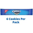 thumbnail image 3 of OREO Chocolate Sandwich Cookies, Baked, 2.4 oz, (6 Cookies Total), Shelf Stable, Plastic Packet, 3 of 18