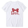 thumbnail image 2 of RXMEKW Chemises à Manches Courtes pour Femmes, T-Shirts Décontractés Imprimés à Col Rond pour Femmes, 2 of 5