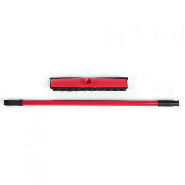 Long Handle Push Broom, Flexible Carpet Sweeper Broom Easy To Clean For Cleaning Hair