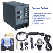 PHYHOO Automatic Spot Welder Pulse Argon Arc Welding Machine Jewelry Welder 110V Spot Welder for Jewelry Welding