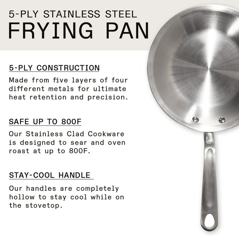 All-Clad Fry Pan, 8-Inch, Stainless Steel