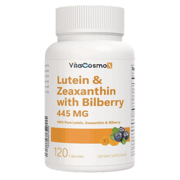 Vitacosmox Premium Lutein and Zeaxanthin with Bilberry, 120 Capsules
