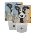 thumbnail image 5 of Abstract Cute Dog Night Light LED Dusk to Dawn Auto Sensor Night Lamp Plug-in Nightlight for Bedroom Hallway Kitchen 2 PCs, 5 of 7