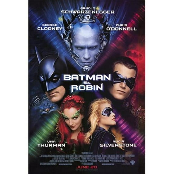 Pop Culture Graphics MOV196358 Batman & Robin Movie Poster, 11 x 17