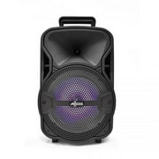 Axess PABT6052 8 in. Bluetooth Party Speaker With LED Light