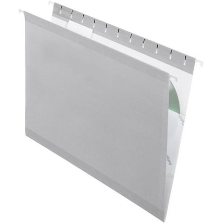 UPC: 0078787435056 | Pendaflex  PFX415315GRA  Reinforced Hanging Folders  25 / Box  Gray