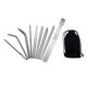 thumbnail image 1 of Kenally Agujas de costura de acero inoxidable, 9 Uds., herramienta profesional, agujas de tejer prácticas, accesorios de Paracord, nivelador de alisado Artesanía Kenally TO010278-01, 1 of 6