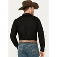 thumbnail image 4 of Gibson Trading Co Men's Southside Satin Stripe Pearl Snap Western Shirt - GMFA22W40-BLK, 4 of 4