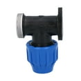 thumbnail image 7 of 1/2" Hose Barb Tail Bib Tap Outdoor Water Wall Plate Elbow Mount 25mm Pipe, 7 of 7