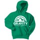 thumbnail image 1 of Sudadera con capucha de Gravity Outdoor Co. Youth Hoodie - Logo blanco - Kelly Green - Grande Gravity Outdoor Co. Chaqueta, 1 of 2